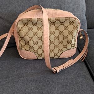 Gucci Monogram Mini Bree Messenger Bag